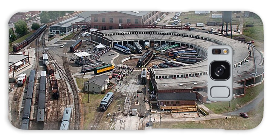 Spencer Galaxy Case featuring the photograph Southern Railway Spencer Shops by John Black