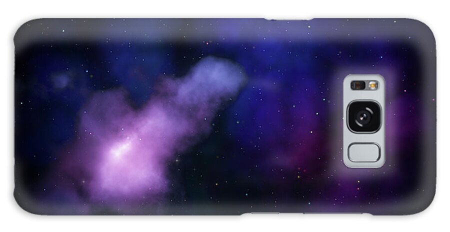 Galaxy Galaxy Case featuring the photograph Space by Dem10