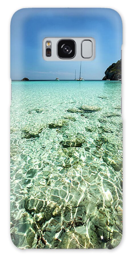 Scenics Galaxy Case featuring the photograph Spain, Menorca, View Of Cala Macarella by Westend61