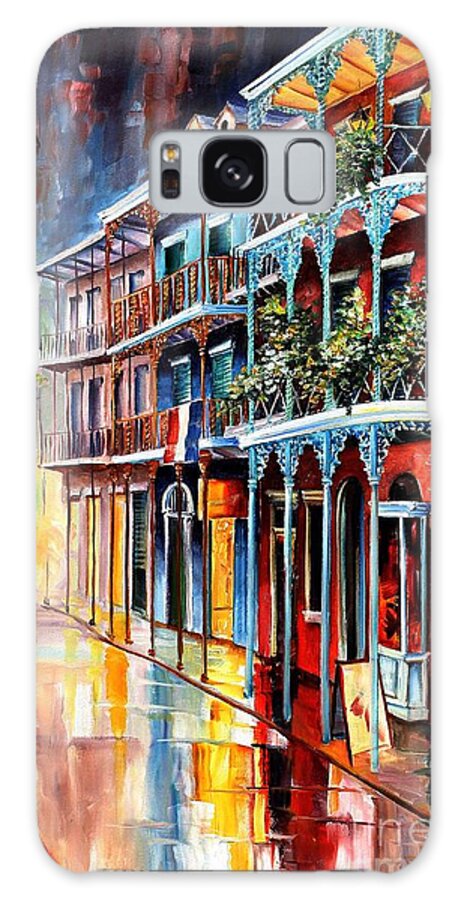 New Orleans Galaxy Case featuring the painting Sparkling French Quarter by Diane Millsap