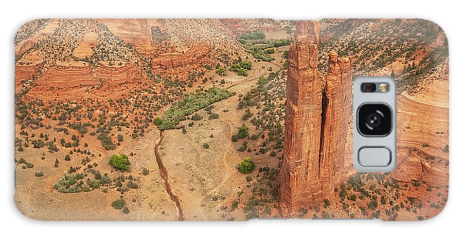 Bob And Nancy Kendrick Galaxy Case featuring the photograph Spider Rock by Bob and Nancy Kendrick