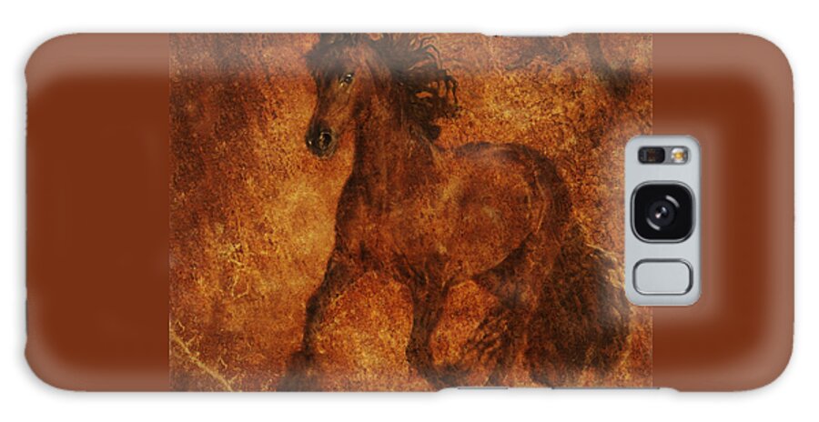 Chinese Horse Art Galaxy Case featuring the photograph Spirit by Melinda Hughes-Berland