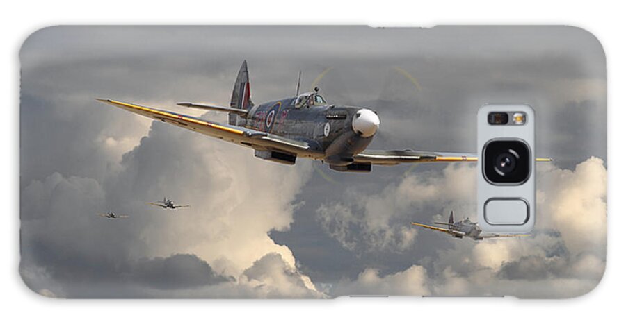 Aircraft Galaxy Case featuring the photograph Spitfire - Strike Force by Pat Speirs