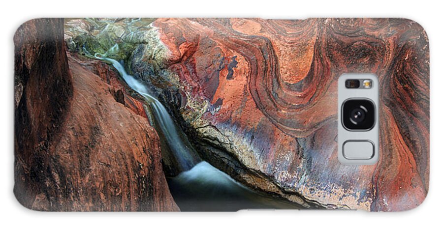 Waterfall Galaxy Case featuring the photograph Splendor On Quail Creek by Bob Christopher