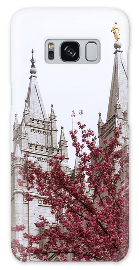 Spring At The Temple Galaxy Case featuring the photograph Spring at the Temple by Chad Dutson