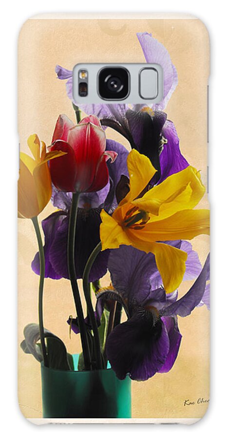 Flowers Galaxy Case featuring the digital art Spring Flowers by Kae Cheatham