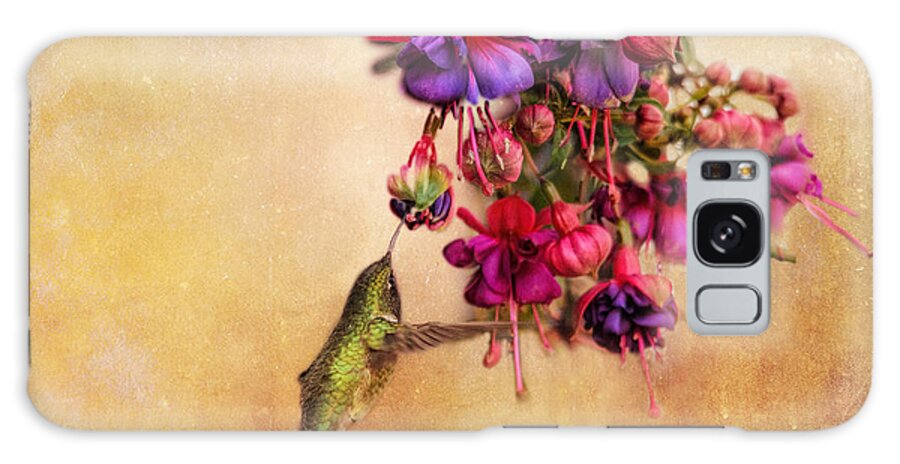 Hummingbird Galaxy Case featuring the photograph Spring Garden Delight by Sue Capuano