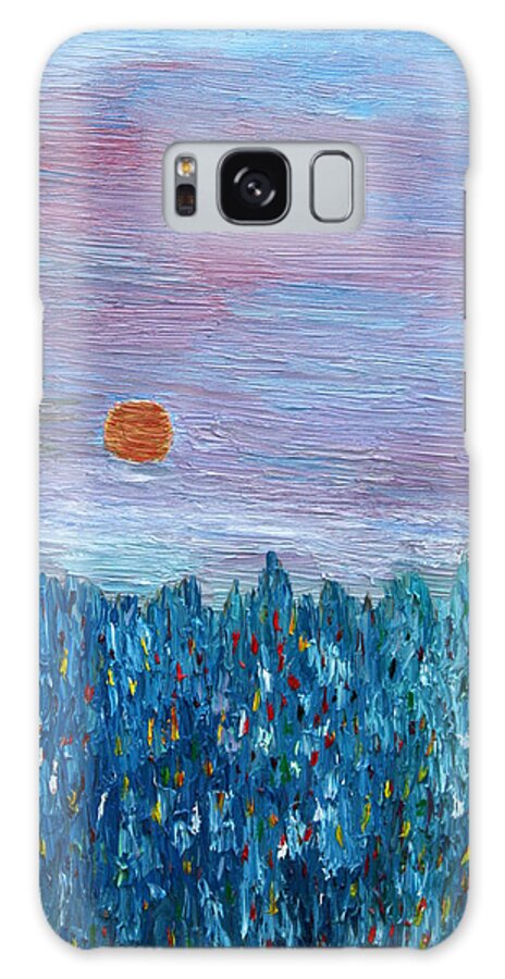 Spring Galaxy Case featuring the painting Spring Glimpse by Vadim Levin