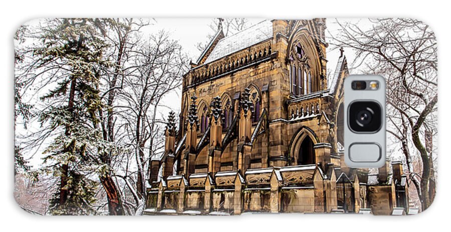 Cincinnati Galaxy Case featuring the photograph Spring Gove Mausoleum by Keith Allen