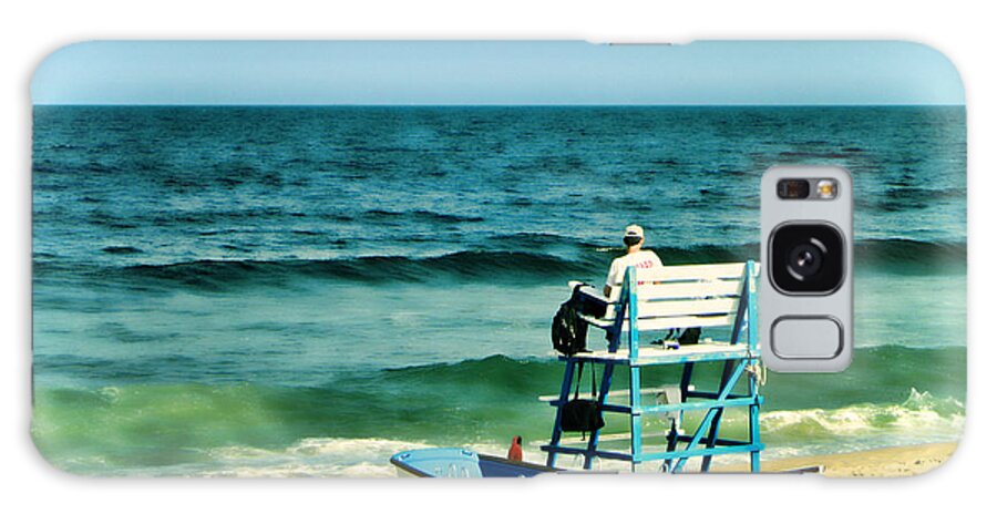 Lifeguard Galaxy Case featuring the photograph Spring Lake by Olivier Le Queinec