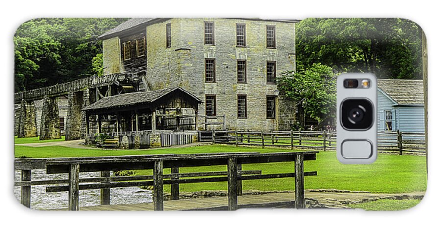 1800s Galaxy S8 Case featuring the photograph Spring Mill by Mary Carol Story