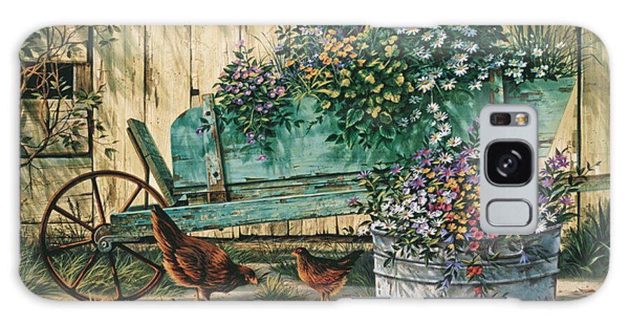 Michael Humphries Galaxy Case featuring the painting Spring Social by Michael Humphries