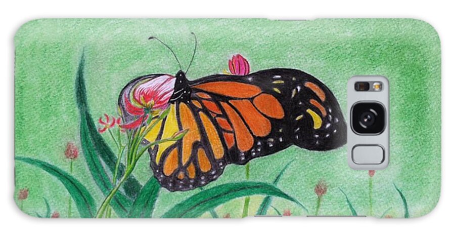 Butterfly Galaxy Case featuring the drawing Spring by Tony Clark