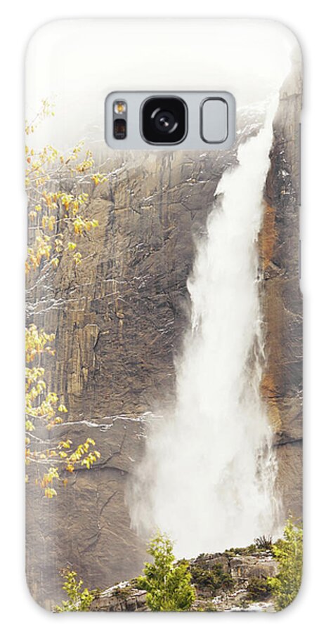 Scenics Galaxy Case featuring the photograph Spring Waterfall In Yosemite Park by Arturbo