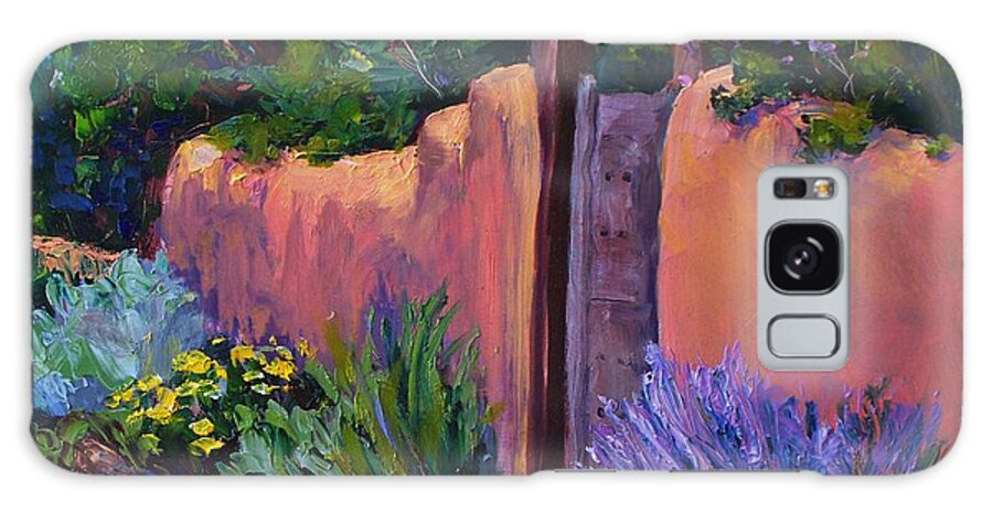 Plein Air Galaxy Case featuring the painting Springtime in Santa Fe by Marian Berg