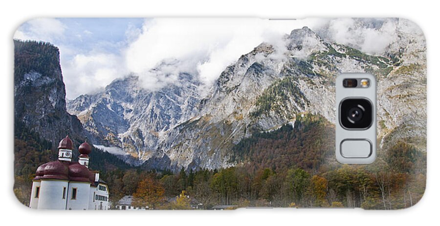 Mountains Galaxy Case featuring the photograph St. Bartholomew on Lake Konigssee by Russell Todd