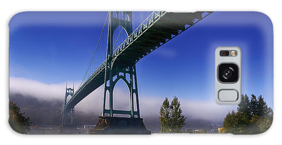 Bridge Galaxy Case featuring the photograph St. Johns Bridge 2 by Robert Woodward