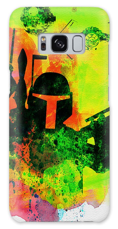 Star Galaxy Case featuring the painting Star Warriors Watercolor 3 by Naxart Studio