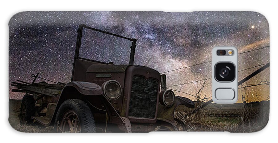 Stars Galaxy Case featuring the digital art Stardust and Rust by Aaron J Groen
