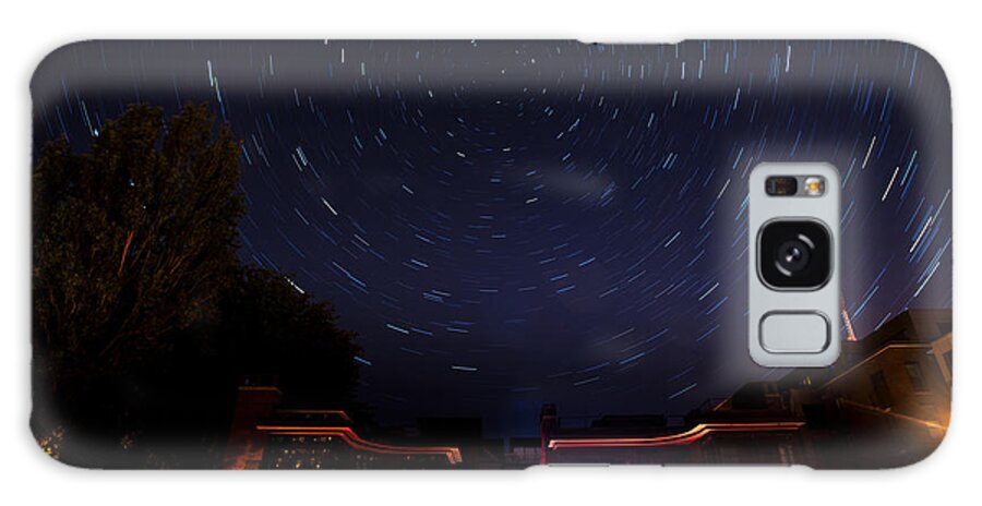 Night Galaxy Case featuring the photograph Stars in the houses by Yoshiki Nakamura