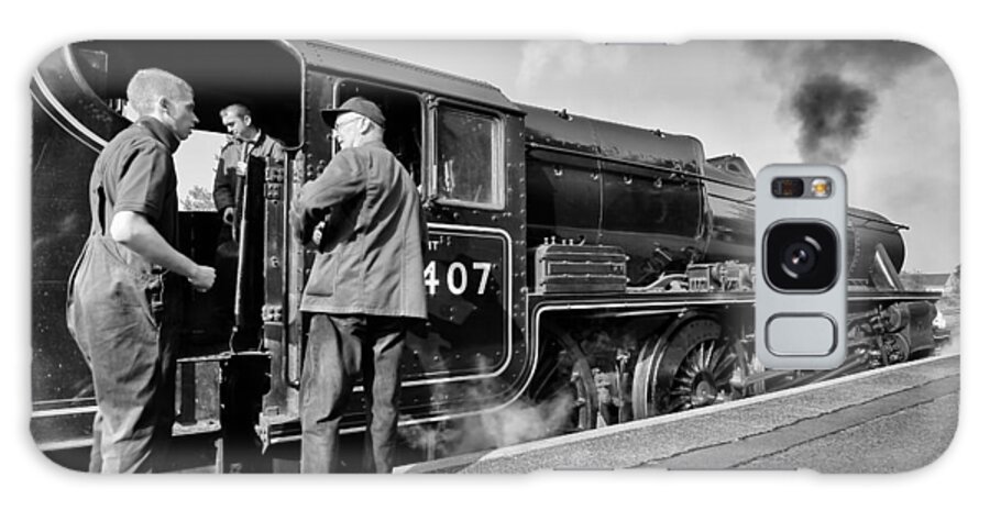 Train Galaxy S8 Case featuring the photograph Steam Locomotive by Grant Glendinning