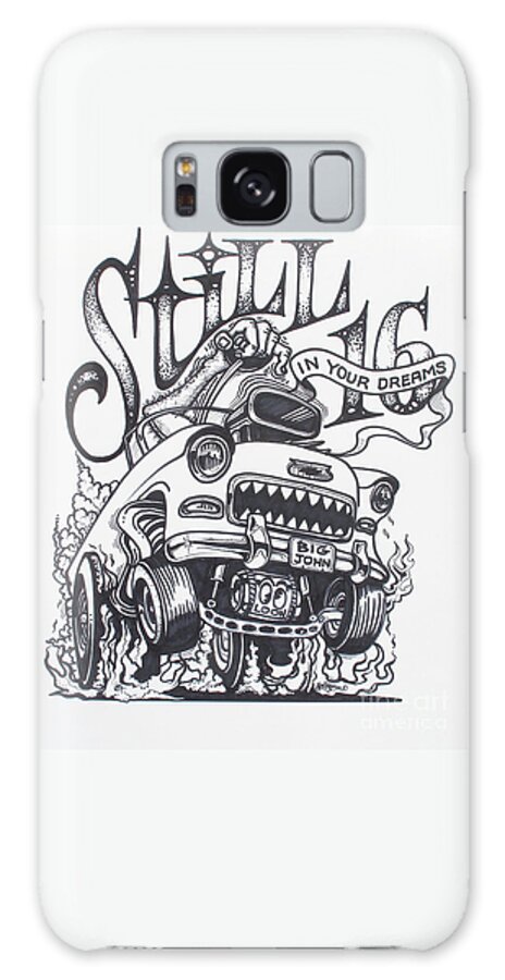 Rat Fink Art Galaxy S8 Case featuring the drawing Still 16 in your mind by Alan Johnson