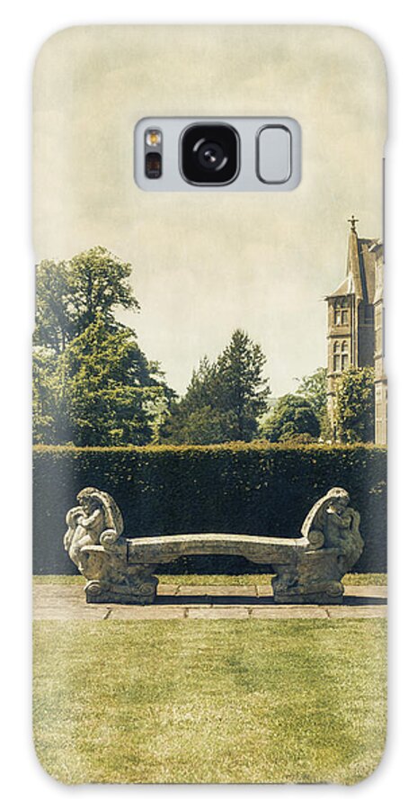 Manor Galaxy Case featuring the photograph Stone Bench by Joana Kruse