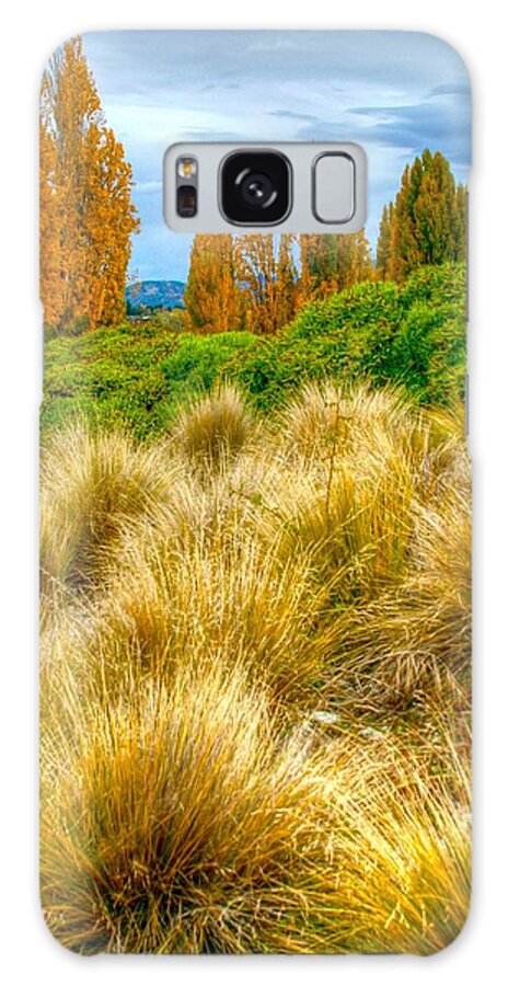 Tussock Galaxy Case featuring the photograph Storm approaches by Jenny Setchell