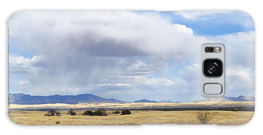 Grassland Galaxy Case featuring the photograph Storm Brewing North of Sonoita AZ by Alan Lenk