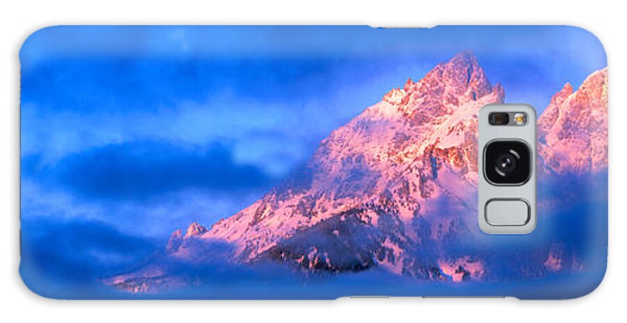 Photography Galaxy Case featuring the photograph Storm Clouds Over Mountains, Cathedral by Panoramic Images