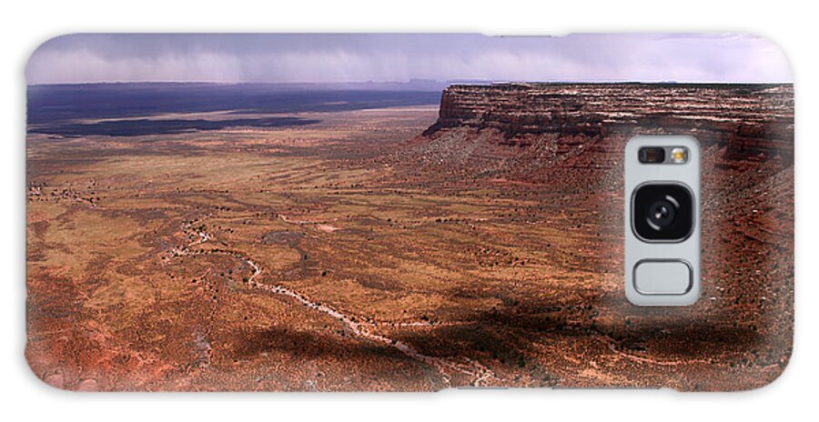 Moki Dugway Galaxy Case featuring the photograph Storm over the Desert by Butch Lombardi
