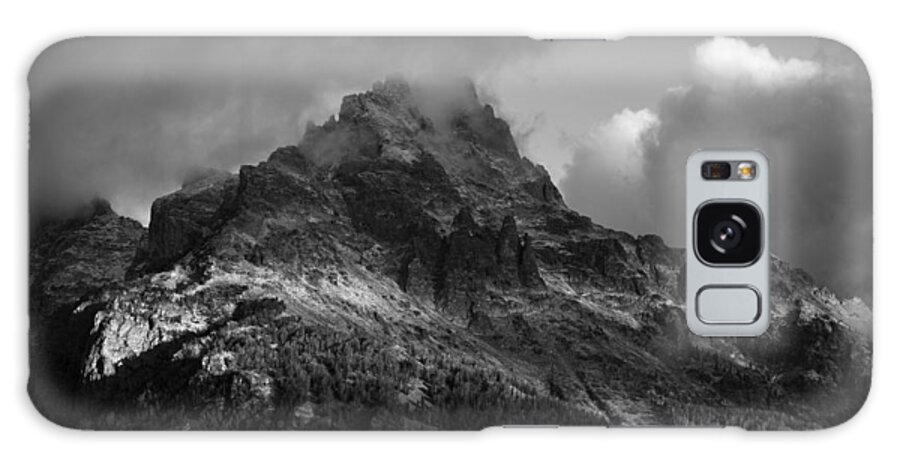 Tetons Galaxy Case featuring the photograph Stormy Peaks by Whispering Peaks Photography