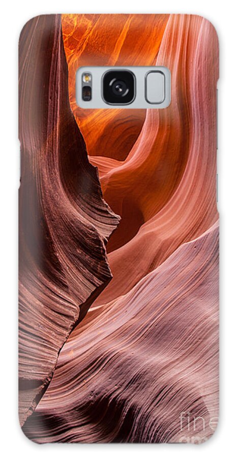 Antelope Canyon Galaxy Case featuring the photograph Striations by Jim McCain