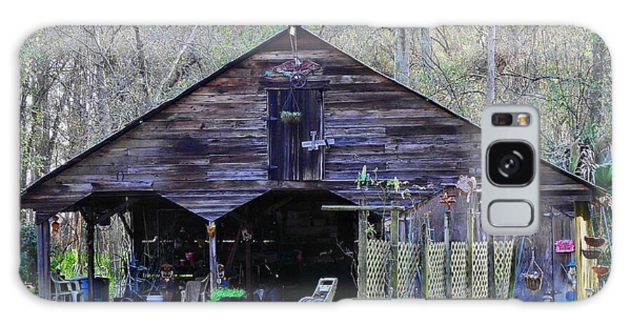 Barn Galaxy Case featuring the photograph Suburban Shed by Laura Ragland