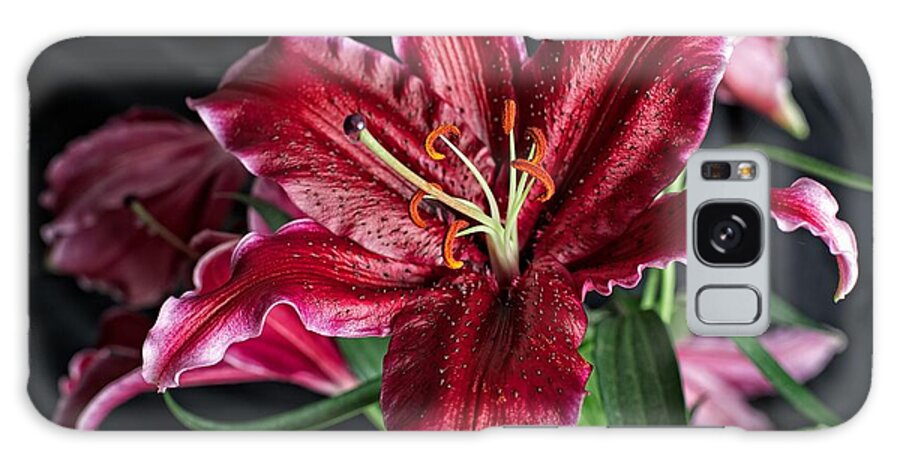 Flower Galaxy Case featuring the photograph Sumatran Lily by Dave Files