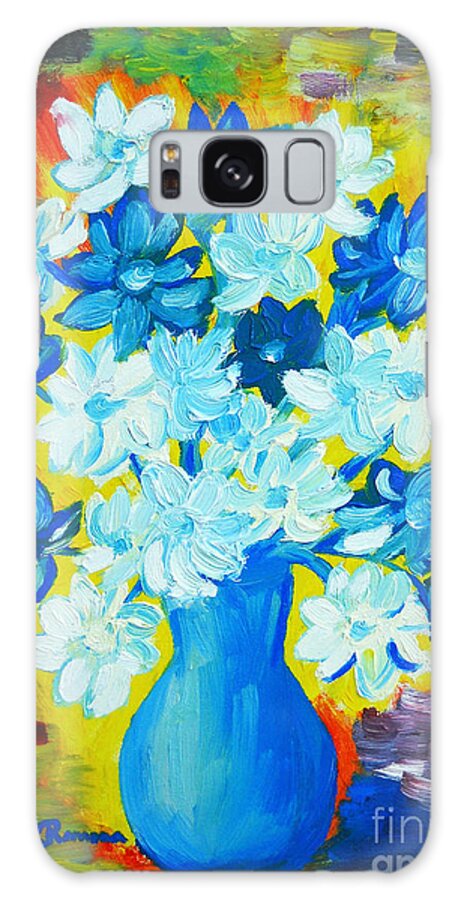 Daisies Galaxy Case featuring the painting Summer Daisies by Ramona Matei