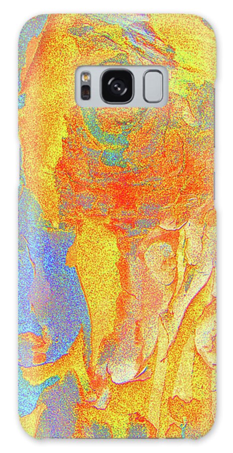 Bark Galaxy Case featuring the photograph Summer Eucalypt Abstract 3 by Margaret Saheed