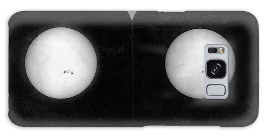 Sun Galaxy Case featuring the photograph Sun And Sunspots In 1910s by Us Naval Observatory/science Photo Library