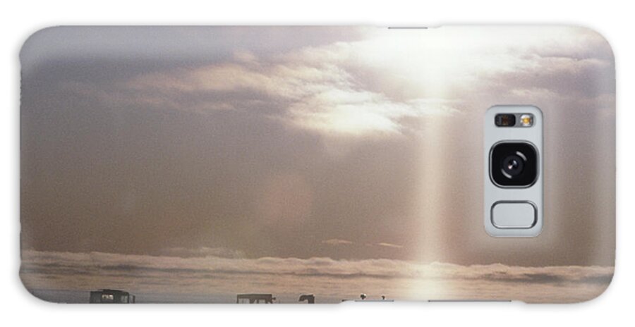 Sun Pillar Galaxy Case featuring the photograph Sun Pillar by Doug Allan/science Photo Library