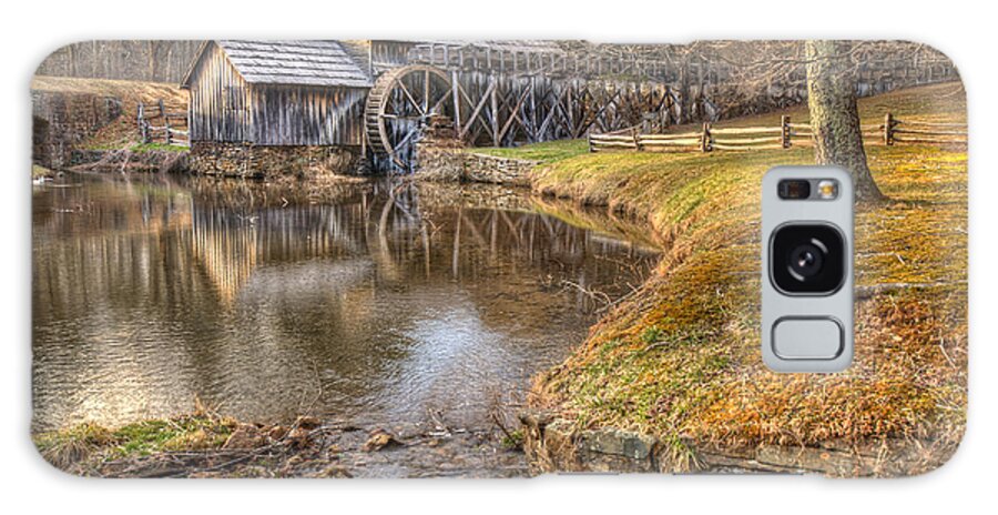 America Galaxy Case featuring the photograph Sun Setting on Mabry Mill by Gregory Ballos