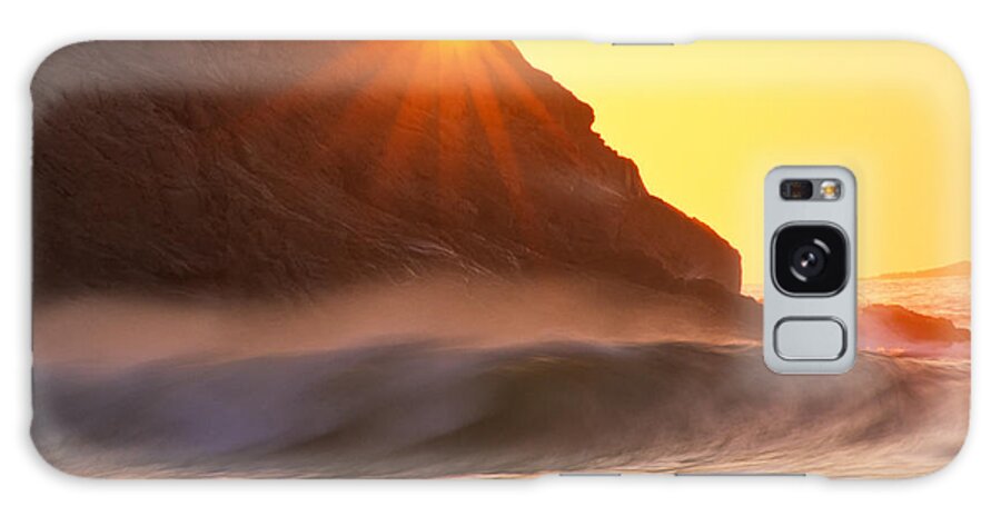 Sun Star Galaxy S8 Case featuring the photograph Sun Star Singing Beach by Michael Hubley