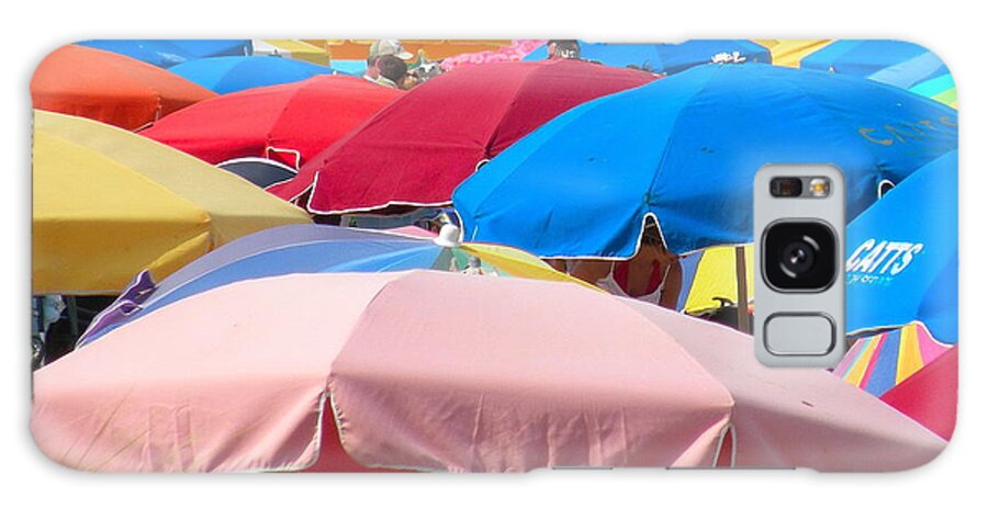 Beach Galaxy Case featuring the photograph Sunbrellas by Kim Bemis