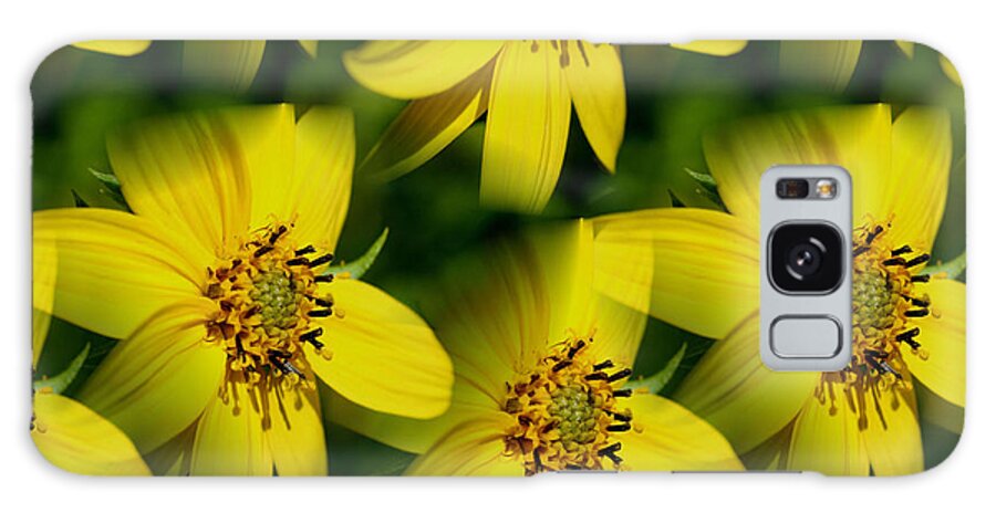 Flower Galaxy Case featuring the photograph Sunflower Dreams by Smilin Eyes Treasures