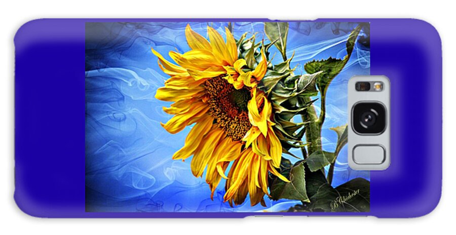 Sunflower Galaxy Case featuring the photograph Sunflower Fantasy by Barbara Chichester