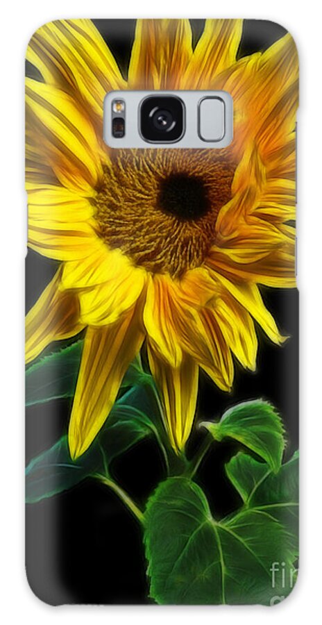 Sunflower Galaxy Case featuring the photograph Sunflower by Yvonne Johnstone