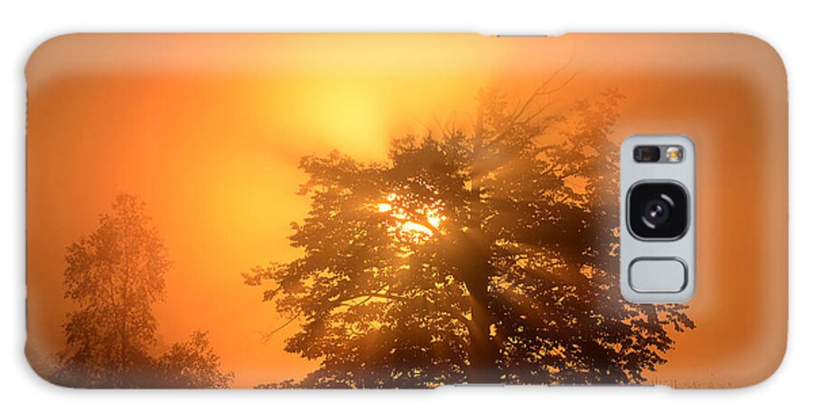Sunrise Galaxy Case featuring the photograph Sunrise in Fog by Steve Somerville
