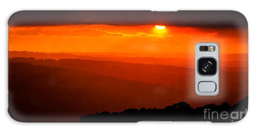 Airedale Galaxy Case featuring the photograph Sunrise in Ilkley by Mariusz Talarek