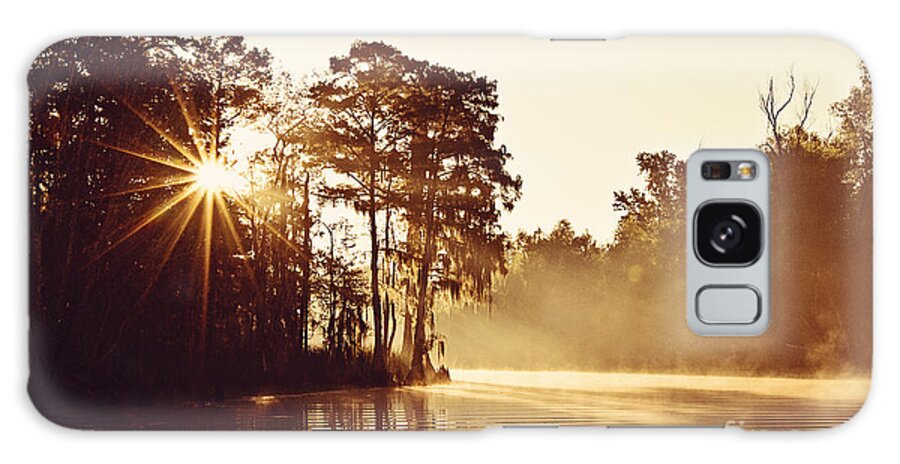 Morning Galaxy Case featuring the photograph Sunrise on the Bayou by Scott Pellegrin