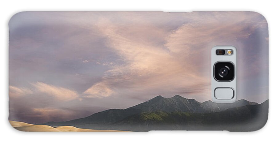 ;barren Galaxy Case featuring the photograph Sunrise over the Great Sand Dunes by Keith Kapple