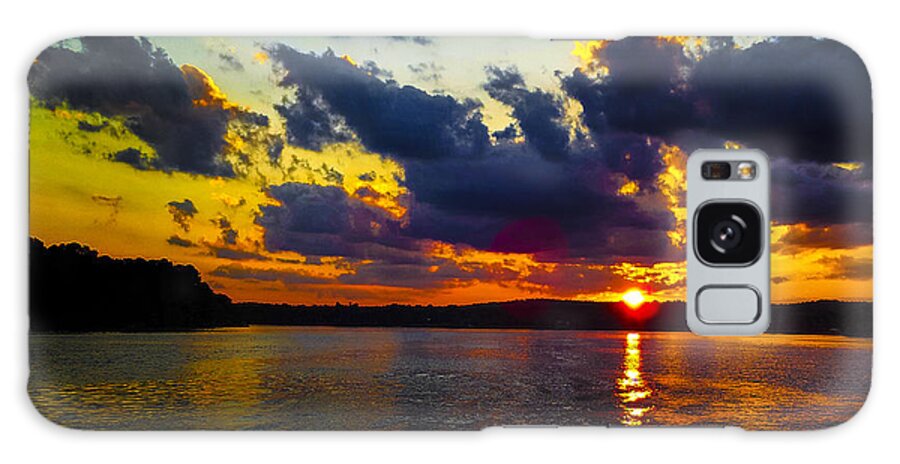 Ken Galaxy Case featuring the photograph Sunset At Lake Logan Martin by Ken Johnson